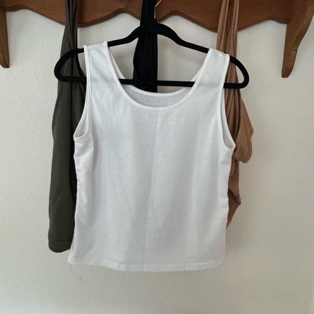 Classic White Sleeveless Top